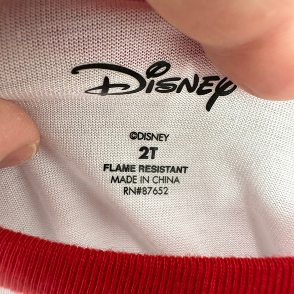 Disney Mickey Mouse Christmas Holiday Top 2T Toddler Long Sleeve Shirt NWT - Picture 5 of 6